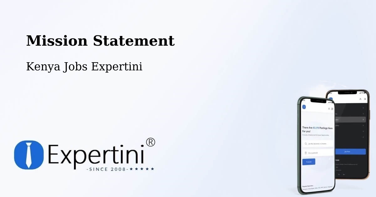 Corporate Mission – Rongai - Kenya Jobs Expertini