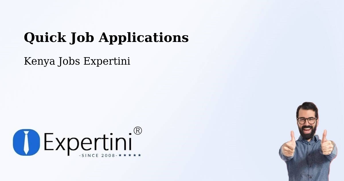 Quick Apply Feature – Rongai - Kenya Jobs Expertini
