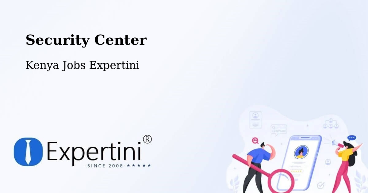 Security & Compliance – Rongai - Kenya Jobs Expertini